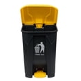 thumbnail image 4 of RW Clean 13 gal Dark Gray Plastic Step-On Trash Can - 17" x 15 3/4" x 23 1/2" - 1 count box, 4 of 10
