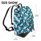 thumbnail image 2 of Fotbe Blue Lotus Flower Mochila Bolso con Estampado para Mujer, Mochila Antirrobo de Nylon Impermeable, Bolsa Ligera de Hombro, 2 of 4