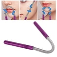 thumbnail image 4 of Spring Threading Tool, Spring Epilator Tool Portable Widely Use  For Woman For Makeup Purple, 4 of 8