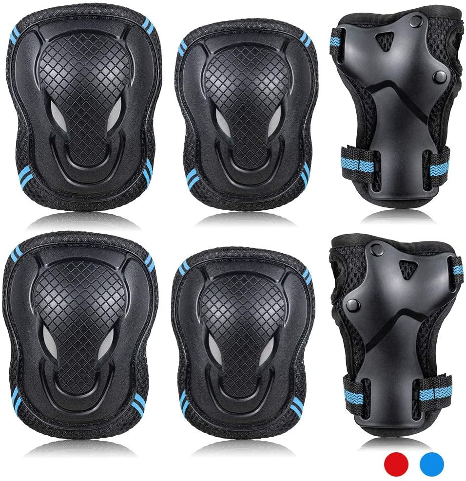 Cycling Elbow Pads Knee Protectors Brace Roller Skateboard Bike Guards Adult 