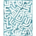 thumbnail image 3 of Vess, June Erica 12x14 Black Modern Framed Museum Art Print Titled - Labyrinth IV, 3 of 5