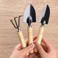 thumbnail image 4 of EASTIN Garden Tool Set  3 Piece Gardening Tools Includes Garden Trowel  Transplant Trowel and Hand Rake with Non-Slip Ergonomic Handle  Heavy Duty Gardening Kit for Gardening Planting, 4 of 7