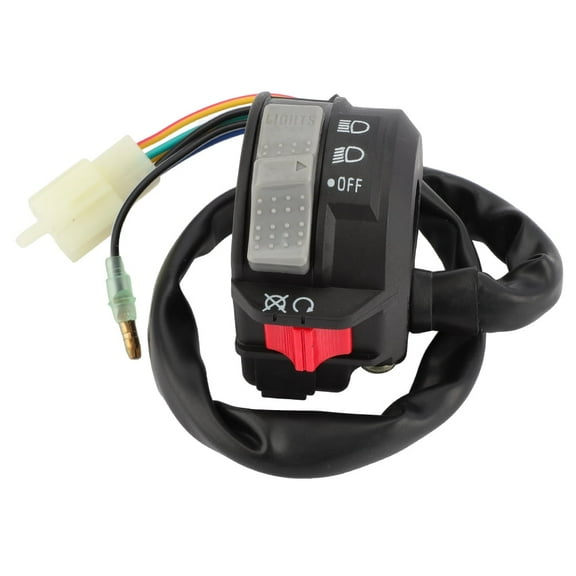 M MATI Left Handlebar Stop Kill Switch Headlight for Yamaha YFZ350 Banshee 350 1995-2001