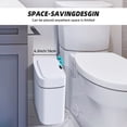 thumbnail image 3 of Joybos Bathroom Trash Can with Lid, 3 Gallon Slim Plastic Waste Basket, Motion Sensor Garbage Bin, 3 of 13