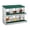 3-compartment basic model, variant on 6 Compartment Chicken Nesting Box - Galvanized Metal Poultry Nest with Perch Secure Lid Vented PT6009B Dark green