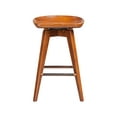 thumbnail image 5 of Boraam Bali 24" Backless Wood Swivel Counter Stool, Walnut, 5 of 8