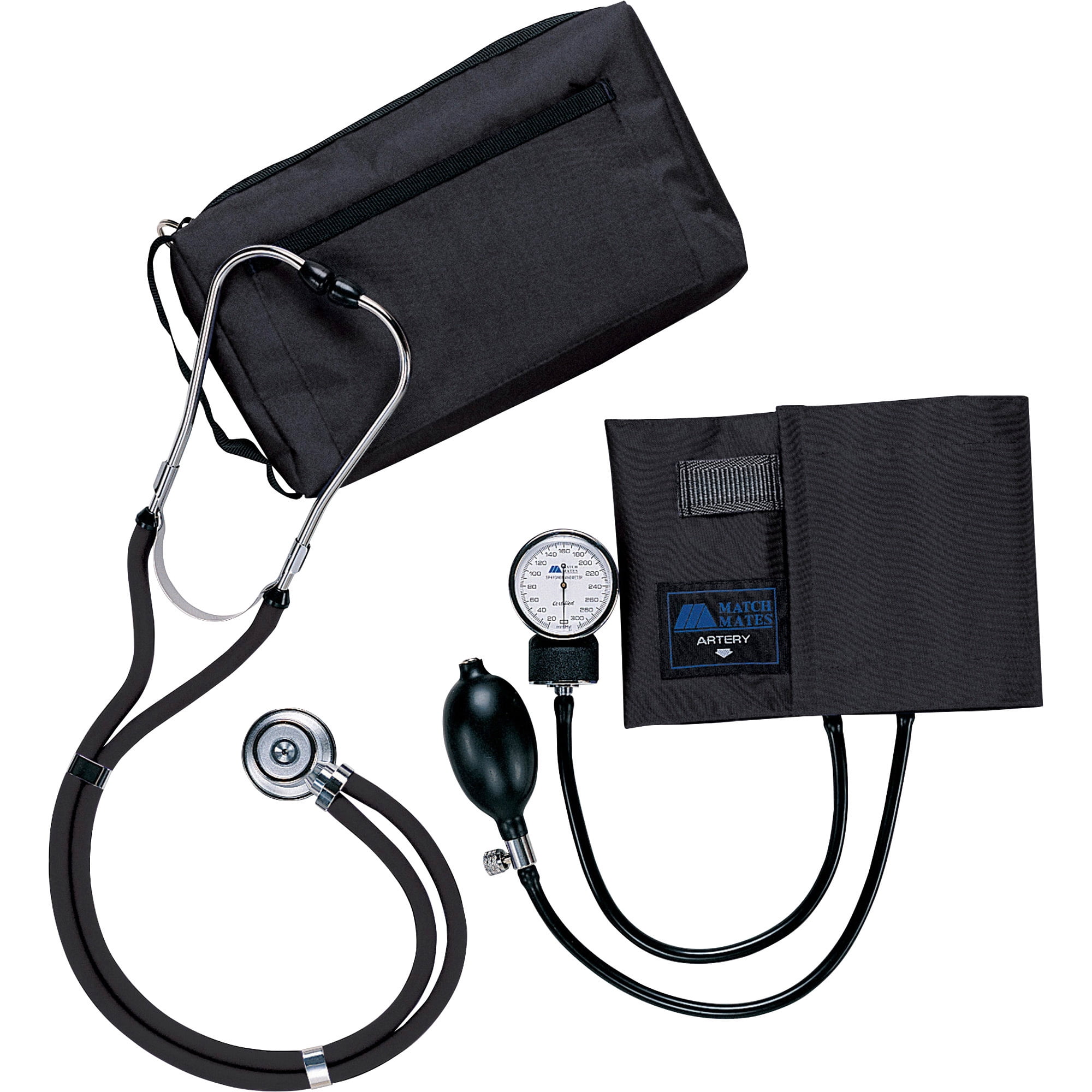 Medline, MIIMDS9125, Sprague Rappaport Stetho/Sphyg Combo, 1 Each, Black