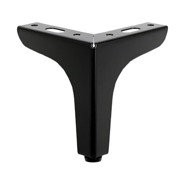 Metal Furniture Legs Modern Feet Black for Sofa Cabinet Chair Bed Furniture Protector Pad Chair Leg Cover,Table Protector,Floor Protection Pad,Sofa Protector,Furniture Cushion,Felt Pad,Anti Scratch P