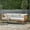 Teak, variant on 3 Seater Daybed With Wood And - Cushions Wood, & Water- Traits (3 Seat