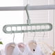 thumbnail image 1 of Organizador de ropa con 9 perchas | Gancho de almacenamiento para armario que ahorra espacio | Perchas multifuncionales para camisas, abrigos y pantalones, 1 of 2