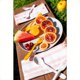 thumbnail image 4 of QUTETN Eco 24pcs Fork Knife Spoon Plant Based Cutlery Reusable Bamboo Flatware Set White, 4 of 4