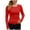 Red, variant on Summer Tops for Women Pack Compression Shirt Women Shirts Summer Long Sleeve Running Tee Womens Full T Shirts for Long Sleeve Casual T Shirt Striped Tee Short Layering White S