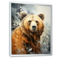 thumbnail image 2 of Designart "Regal Mountain Bear" Animals Bear Floater Framed Canvas Wall Art, 2 of 5