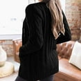 thumbnail image 3 of Cardigan for Women Fall Fashion Open Front Casual Knit Cardigans Loose Slouchy Oversized Wrap Chunky Sweaters Coat with Pockets, 3 of 5