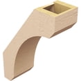 thumbnail image 5 of Ekena Millwork 5"W x 12"D x 16"H Legacy Rough Cedar Woodgrain TimberThane Knee Brace, Primed, 5 of 6