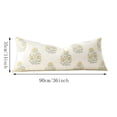 thumbnail image 2 of Fmbmuo Long Lumbar Pillow , Removable Vintage Floral Rectangular Pillow , For Couch Sofa Bed Living Room Home Decor, 2 of 7