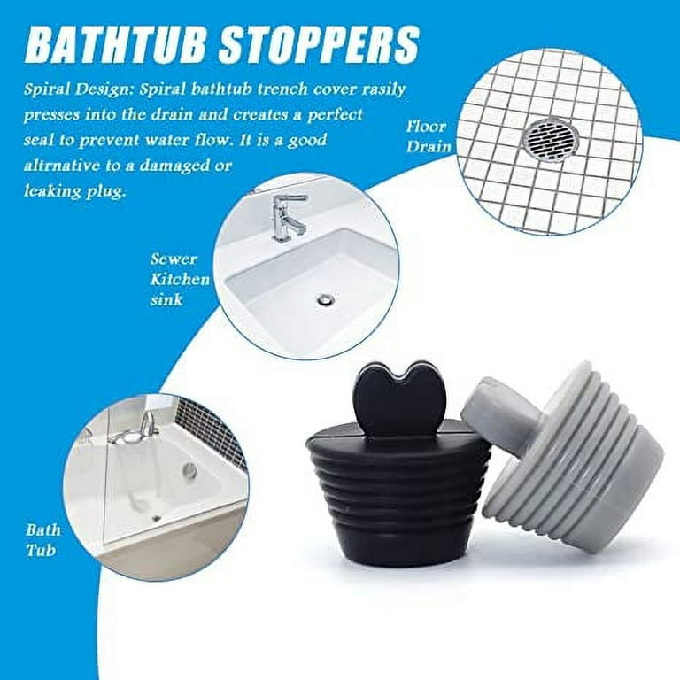 1pc Bathroom Drain Plug Set Including Bathtub Stopper, Sink Plug