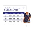 thumbnail image 6 of TIYOMI Womens Plus Size Shirts 4X Short Sleeve Tops Navy Blue Floral V-Neck Summer Colorful Flowers Tee Casual Tunics Loose Fit Blouses 4XL 24W 26W, 6 of 6