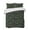 Green Black, variant on Quilts Twin XL Size, Dark Green Leaves Soft Comforter Bedding Set for Bed, Pastoral Farmhouse Botanical Plant Lightweight Quilted Bedspread with Pillow Cover(2 Pieces) for All Season, 68x98 Inch