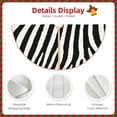 thumbnail image 5 of Bingfone Christmas Tree Skirt Mat Christmas Decoration Interior -Zebra, 5 of 8