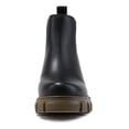 thumbnail image 3 of SNJ New Women Lug Sole Mid Heel Chelsea Fashion Ankle Bootie w/Double Elastic Gore, 3 of 5