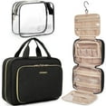 thumbnail image 1 of Organizador de maquillaje de viaje colgante BAGSMART, neceser grande, 1 of 7