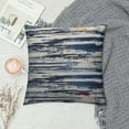 thumbnail image 2 of Nawypu  Abstract Textured Decorative Throw Pillow Covers for Bed Pillowcases Accent Throw Pillows for Couch Fall Deocr, Navy Blue, 2 of 5