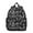 Black-30, variant on Puppy and Paw Print Small Backpack for Pet Lovers, Lightweight Travel Bag with Cute Dog and Bone Design, Ideal for Daily Use and Commute