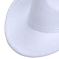 thumbnail image 4 of Staki Kids Western Cowboy Hat Vintange BrownWide-Brim Felt Cowgirl Hat for 4-10 Years Boys Girls(White,4-10 Years), 4 of 9