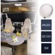 thumbnail image 5 of ZHAOCHENG Luz de techo tipo cúpula de 46 LED de 12 V CC con interruptor de encendido/apagado para caravana, autocaravana, barco, cocina, sala de estar, 5 of 5
