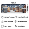 thumbnail image 2 of ADECORIVY Nordic Village House Hallway Runner Rug 2x6 Washable Kitchen Runner Non Slip Laundry Room Bathroom Rug Soft Carpet for Living Room Entryway Mat, 2 of 8