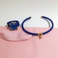 thumbnail image 1 of New coming Gemstone ring with leather rope Spanish bear Style Earrings Valentine‘s Gift Colorful Fine Jewelry, 1 of 7