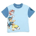 thumbnail image 4 of Paw Patrol Chase Marshall Rubble T-Shirt and Shorts Outfit Set Plaid Toddler to Big Kid, 4 of 5