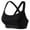 Black, variant on Womens Bras Yoga Solid Sleeveless Cold Shoulder Casual Tanks Blouse Intimates Bras for Women No Underwire Blue S