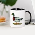 thumbnail image 3 of CafePress - Mallard Duck Drake Mug - 11 oz Ceramic Mug - Novelty Coffee Tea Cup, 3 of 4