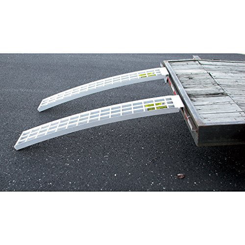 5ft.L x 12in W 2,500 lb Cap Aluminum Trailer Ramps Per Pair Mfg In The USA 
