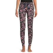 Jessica Simpson Women's Cuffed Sleep Pants with Satin Drawstring
