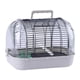 thumbnail image 3 of Jaula para pájaros, transportador de pájaros, jaula ligera portátil para periquitos, jaula extraíble para pájaros pequeños, loros, periquitos y canari L Gris, 3 of 9