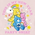 thumbnail image 2 of Toddler's Care Bears My New Year Party Shirt  Graphic Tee Light Pink 3T, 2 of 3
