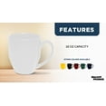 thumbnail image 2 of Large Coffee Cups 16 oz. Set of 10, Bulk Pack - Perfect for Tea, Espresso, Cappuccino, Hot Cocoa - White, 2 of 5