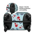thumbnail image 4 of Fotbe Sailboats Anchors Luggage Cover Protector,Suitcase Protector,Scratch and Dirt Resistant,Fits 18-32 Inch Luggage-Small, 4 of 9