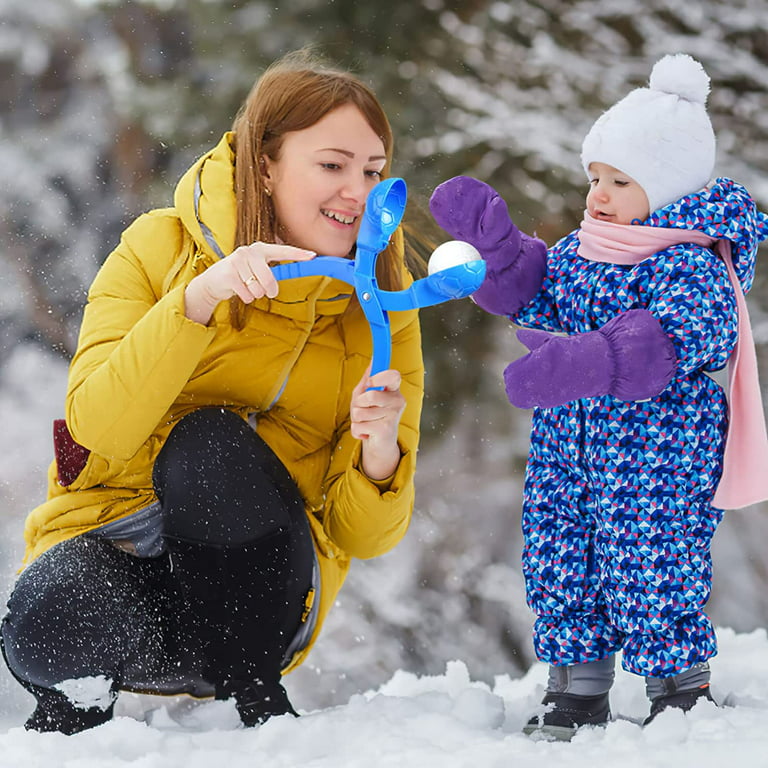 TOY Life Snowball Makers for Kids,Snow Toys for Kids Ages 3-4-8-10-12,  Winter Outdoor Snow Toys with Duck Penguin Snow Molds, Kids Snow Shovel Fun