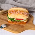 thumbnail image 1 of Modèle de burger de Simulation Faux Pain Jouet Alimentaire Décoration de Magasin d'Aliments, 1 of 7