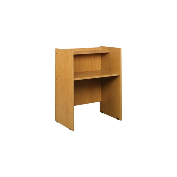 Study Carrel - Student Desk with Bookshelf - 23" x 36" x 48" - Royal Blue