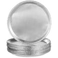 thumbnail image 2 of 20PCS Luxury Silver Foil Round Serving Trays, Aluminum Party Buffet Trays, Disposable Serving Plates, Ideal for Weddings, Gatherings, and Pizza Party, 2 of 6