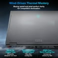 thumbnail image 3 of THUNDEROBOT Radiant 16 Laptop, 16" QHD+ 300Hz, Intel i9-14900HX, GeForce RTX 5060, 64GB DDR5 RAM, 2TB SSD, Wi-Fi 6, 3 of 7