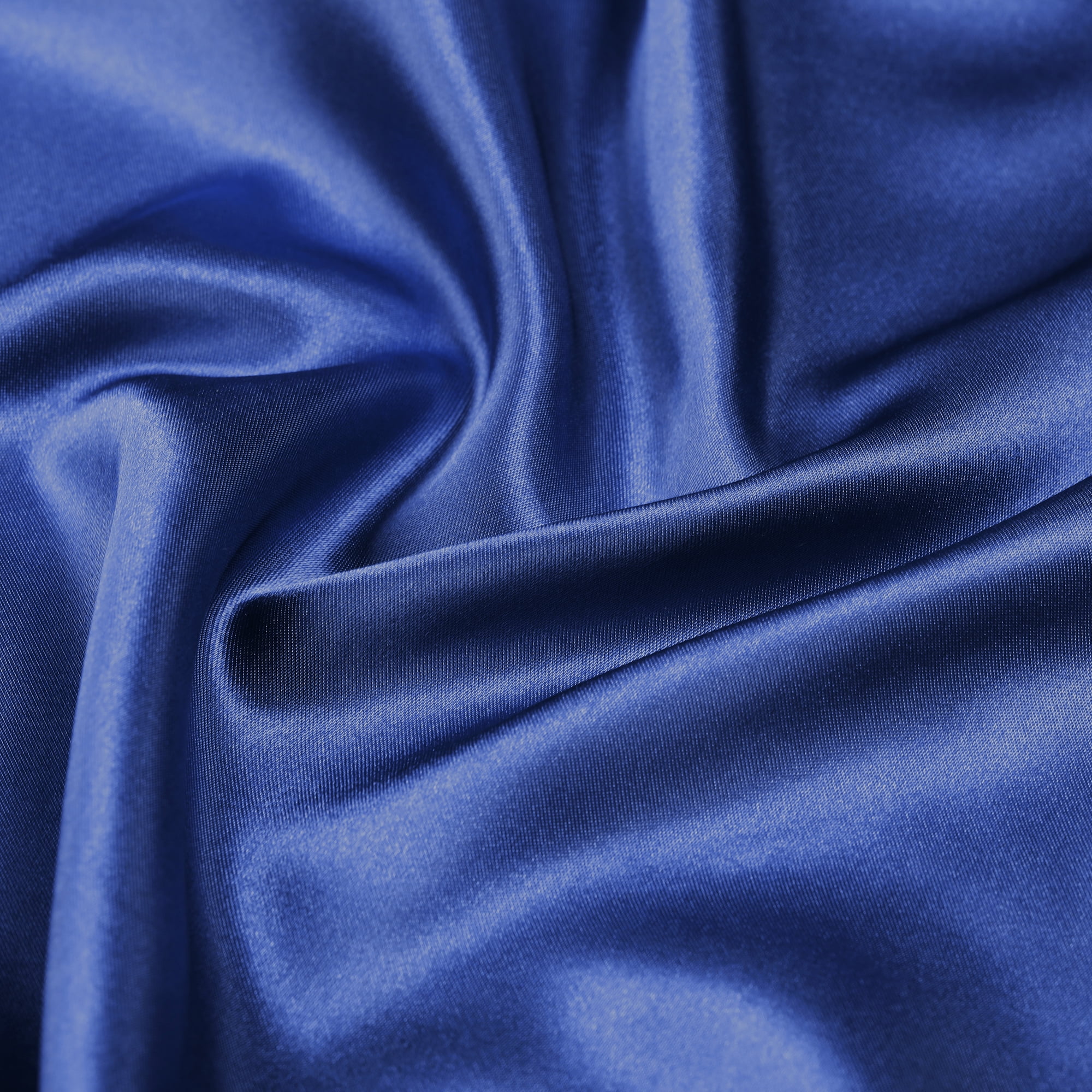 Unique Bargains Satin Pillow Cases Set of 2 Cooling Pillow Covers Navy Blue