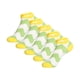 thumbnail image 1 of Pack de 5 pares de Calcetines de barco invisibles Unique Bargains Color Verde amarillo 10-13, 1 of 2