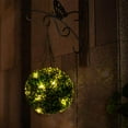 thumbnail image 2 of Hanging Solar Lantern Lights Outdoor Waterproof Color Change Garden Solar Lights with Hanging Chain Decorative for Yard, Patio, Porch, Balcony Gift - 8 Inch, 2 of 7