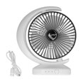 thumbnail image 1 of Ventiladores eléctricos, ventilador de escritorio alimentado por USB para oficina para el hogar para dormitorio de estudiantes LHCER Descripción de la referencia, 1 of 8